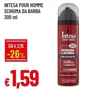Intesa pour homme schiuma da barba