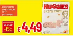 Galassia Huggies extra care pannolini offerta