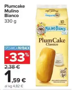 Carrefour Plumcake Mulino Bianco offerta
