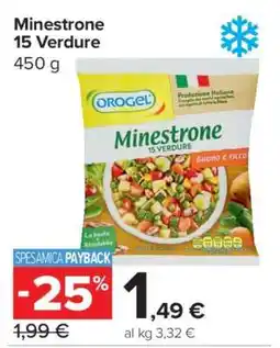 Carrefour Minestrone 15 Verdure offerta