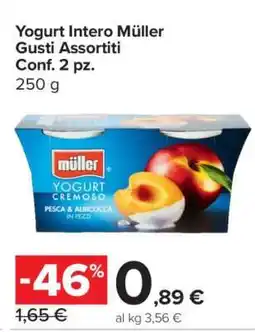 Carrefour Yogurt Intero Müller Gusti Assortiti offerta