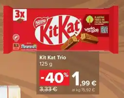 Carrefour Kit Kat Trio offerta