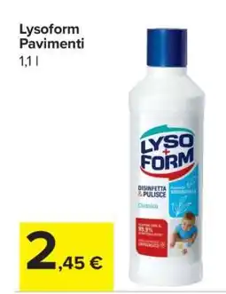 Carrefour LYSOFORM PAVIMENTI offerta