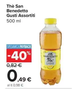 Carrefour Thè San Benedetto Gusti Assortiti offerta