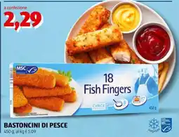 ALDI BASTONCINI DI PESCE offerta
