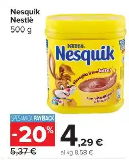Carrefour NESQUIK NESTLÉ offerta