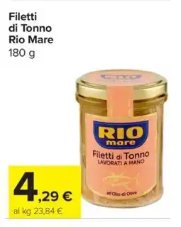 Carrefour FILETTI DI TONNO RIO MARE offerta