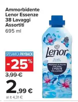 Carrefour Ammorbidente Lenor Essenze 38 Lavaggi Assortiti offerta