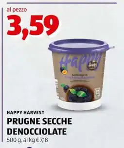 ALDI HAPPY HARVEST PRUGNE SECCHE DENOCIOLATE offerta