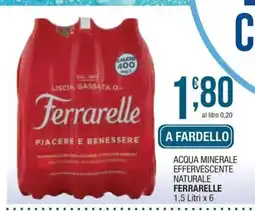 Sidis Acqua minerale effervescente naturale Ferrarelle offerta