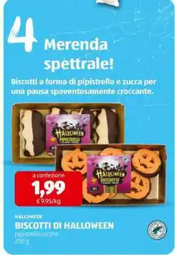 ALDI BISCOTTI DI HALLOWEEN offerta