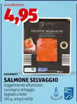 ALDI GOURMET SALMONE SELVAGGIO offerta