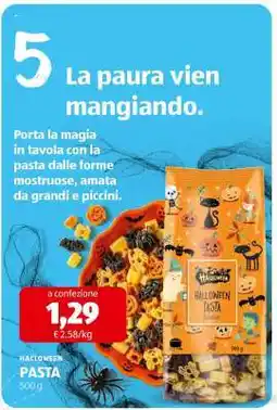 ALDI Halloween Pasta offerta