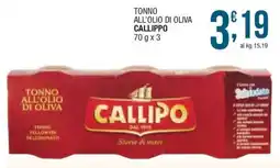 Sidis Tonno all'olio di oliva Callippo offerta