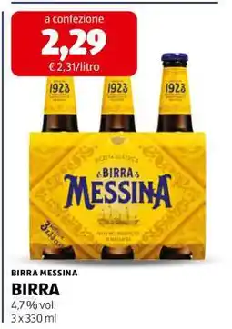 ALDI Birra MESSINA offerta