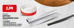 ALDI WORKZONE ARTICOLI ISOLAMENTO CASA offerta