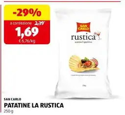 ALDI SAN CARLO PATATINE LA RUSTICA offerta
