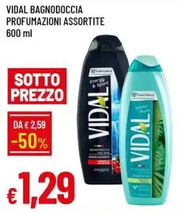 Galassia Vidal bagnodoccia profumazioni assortite offerta
