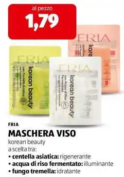 ALDI FRIA Maschera Viso offerta