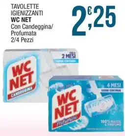 Sidis Tavolette igienizzanti WC Net con candeggina/profumata offerta