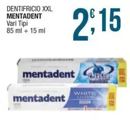Sidis Dentifricio XXL Mentadent offerta