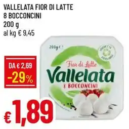 IperFamila Vallelata Fior di Latte offerta