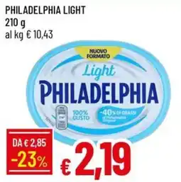 IperFamila Philadelphia Light offerta