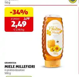 ALDI GRANDESSA MIELE MILLEFIORI offerta