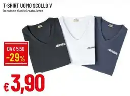 Galassia T-shirt uomo scollo v Jerez offerta