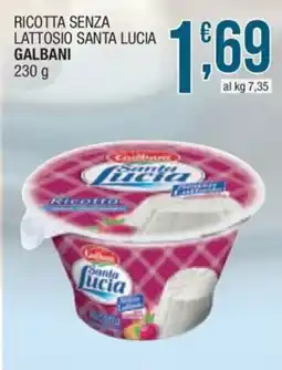 Sidis Ricotta senza lattosio Santa Lucia offerta