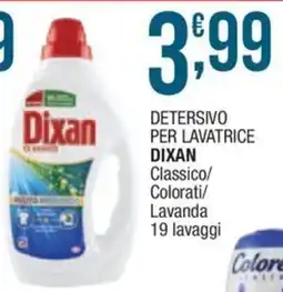 Sidis Detersivo per lavatrice Dixan offerta