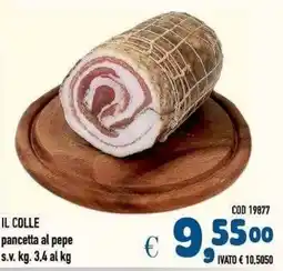 Del Prete Distribuzioni Il Colle pancetta al pepe offerta