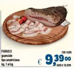 Del Prete Distribuzioni Fiorucci guanciale tipo amatriciana offerta