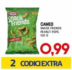 Gran Risparmio Cameo Snack Friends Peanut Pops offerta
