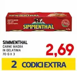 Gran Risparmio Simmenthal carne magra in gelatina offerta