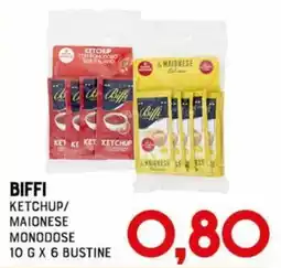 Gran Risparmio Biffi ketchup/maionese monodose offerta