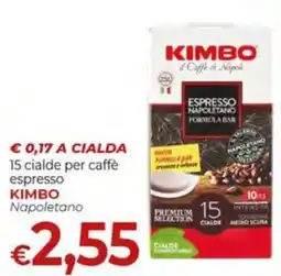 Supermercati Nonna Isa Cialde espresso Kimbo Napoletano offerta