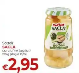 Supermercati Nonna Isa Sottoli carciofini tagliati offerta