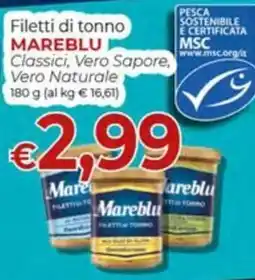 Supermercati Nonna Isa Filetti di tonno Mareblu offerta