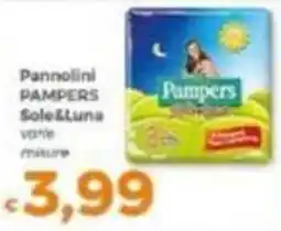 Tocal Pannolini Pampers Sole&Luna offerta
