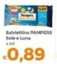 Tocal Salviettine Pampers Sole e Luna offerta