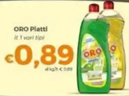 Tocal ORO Piatti offerta