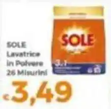 Tocal Sole lavatrice in polvere offerta