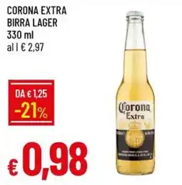 Galassia Corona Extra birra lager offerta