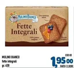 Del Prete Distribuzioni Mulino Bianco fette integrali offerta