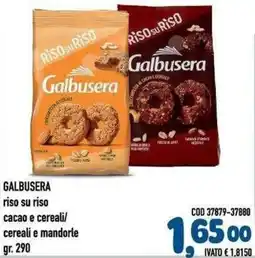 Del Prete Distribuzioni Galbusera riso su riso cacao e cereali offerta