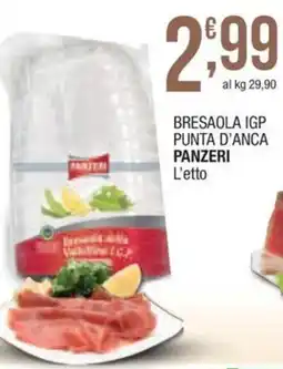 Sidis Bresaola IGP Punta d'anca Panzeri offerta