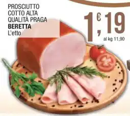 Sidis Prosciutto cotto alta qualità Praga Beretta offerta