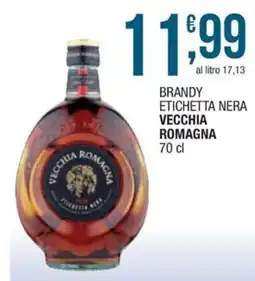 Sidis Brandy etichetta nera vecchia romagna offerta