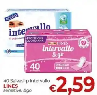 Salvaslip Intervallo sensitive, &go